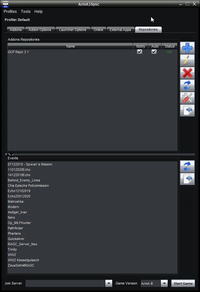 Repo Liste